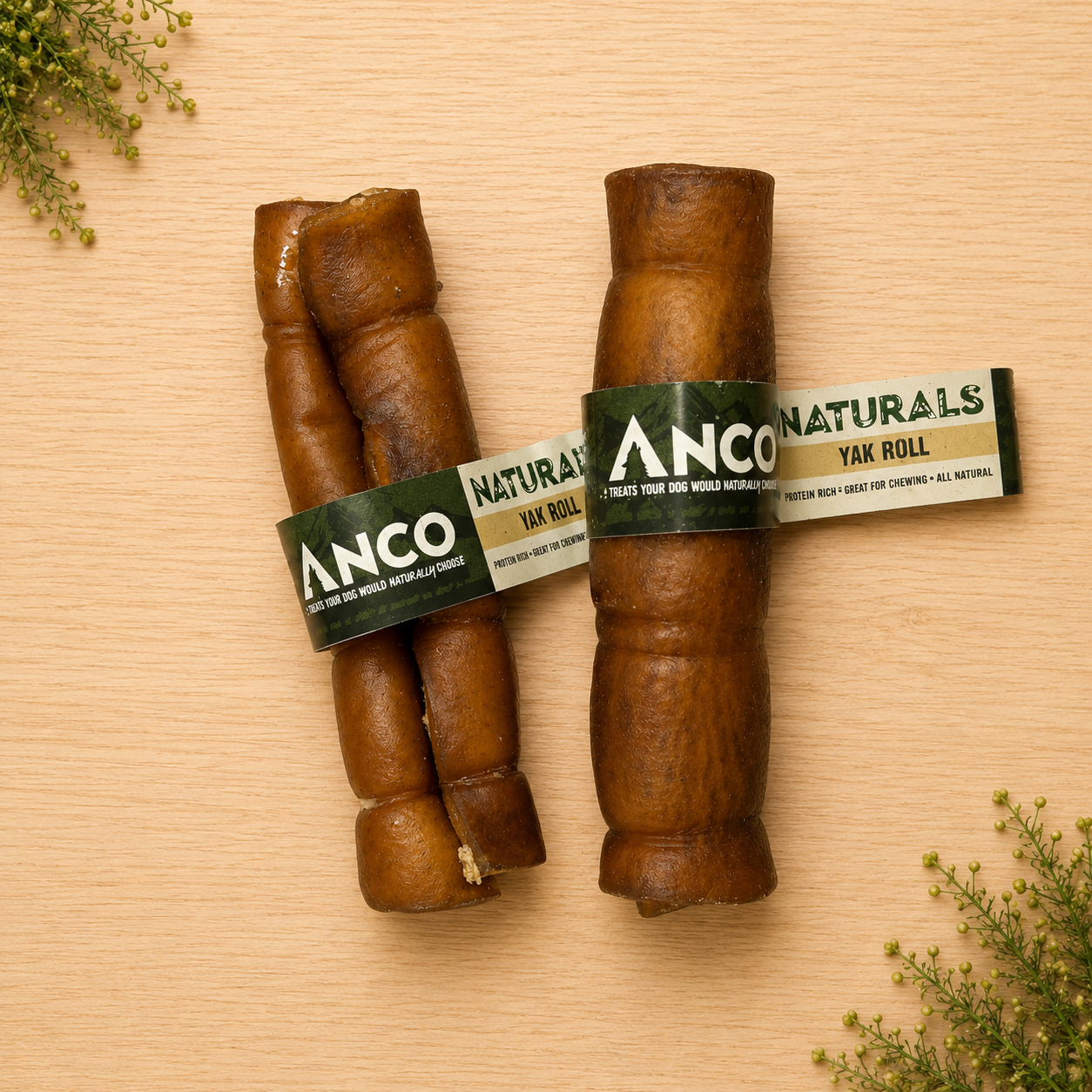 Anco Naturals Yak Roll Medium - 100% Yak skin