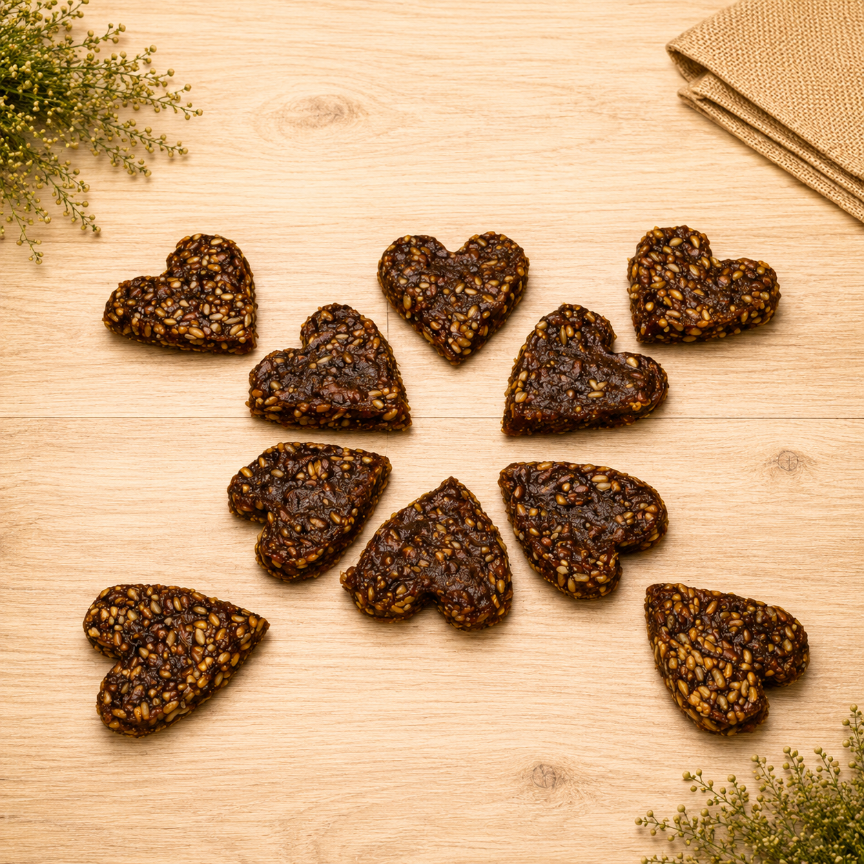 Duck and Rice hearts