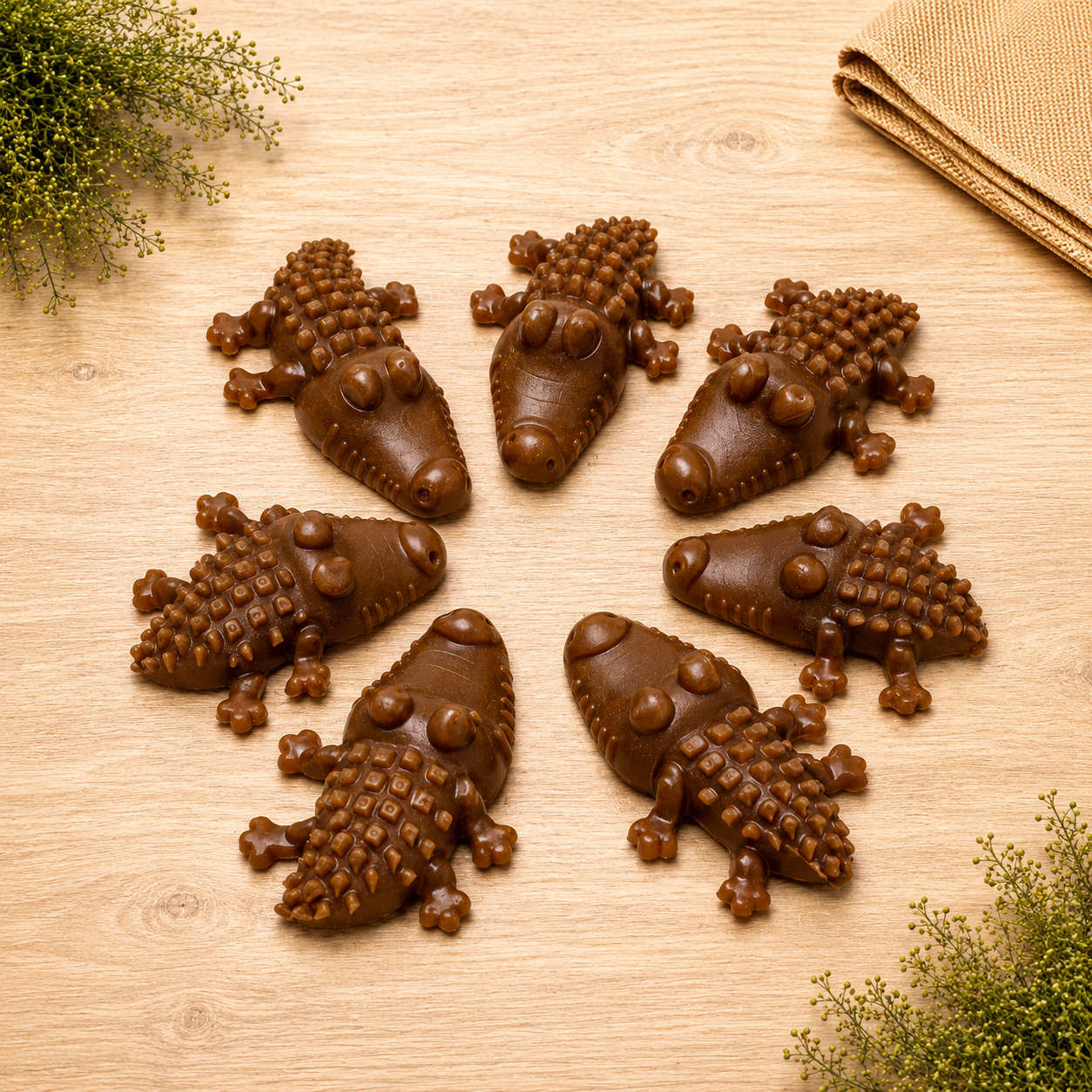 Peanut Butter Croc chews