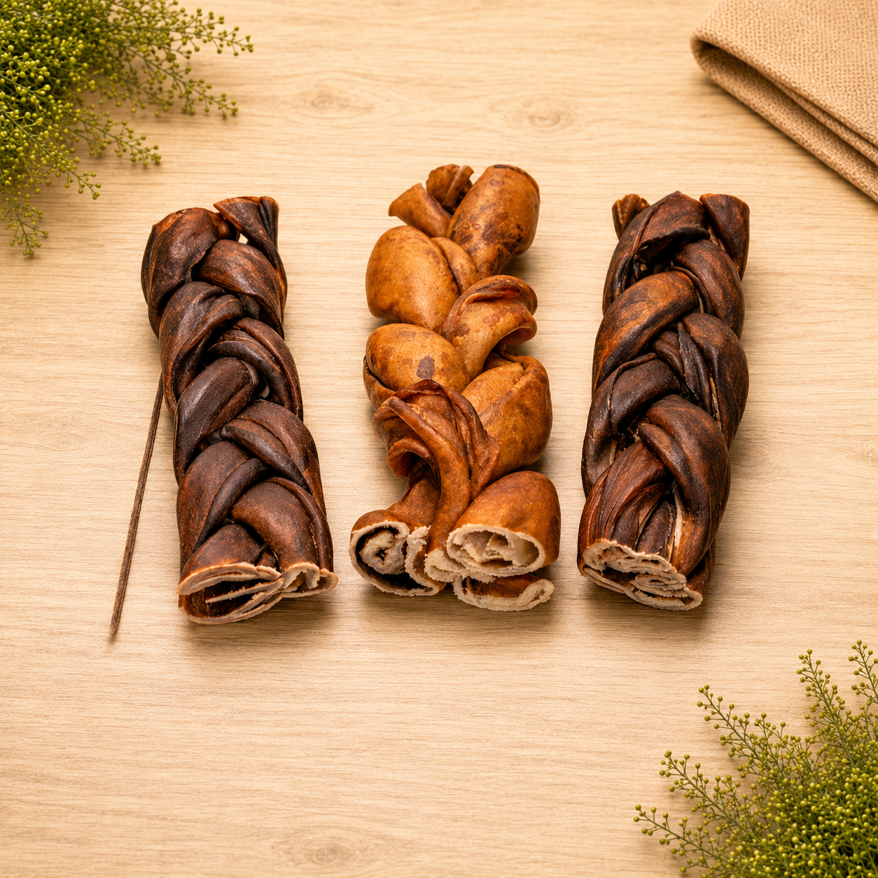 Camel Collagen Braid
