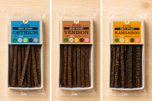 JR Pets Meat Sticks - Ostrich, Kangaroo & Venison 50g