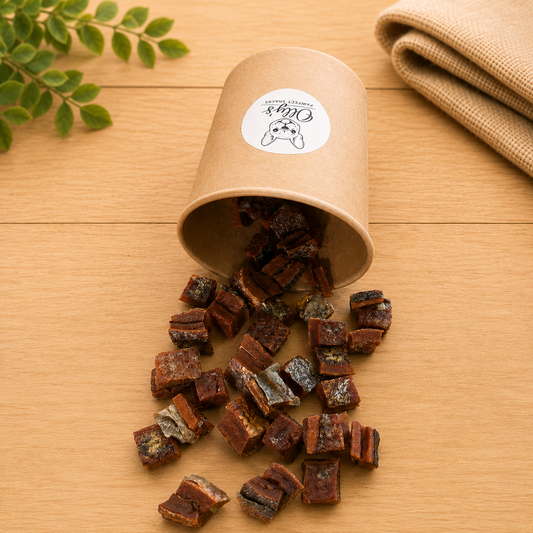 Salmon Skin Cubes 100g