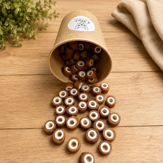 Salmon wrapped dental chews 100g