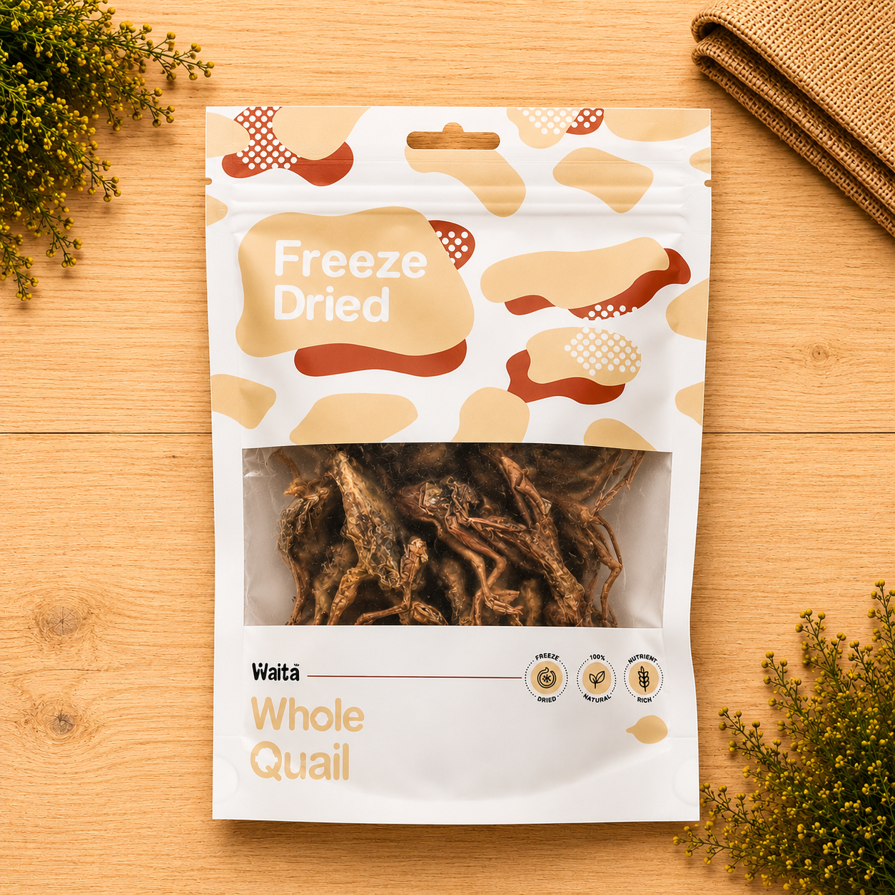 Waita Freeze Dried Whole Quail