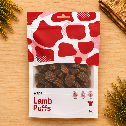Waita Freeze Dried Lamb Puffs 70g