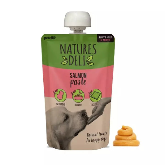 Natures Deli Salmon Paste Pouch 100g.
